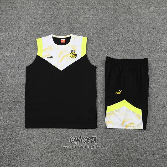 Chandal del Borussia Dortmund 2022-2023 Sin Mangas Negro